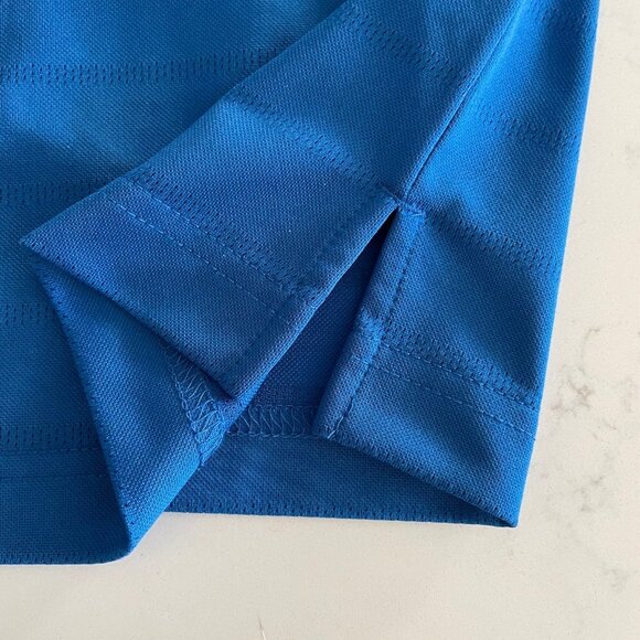 Grand Slam Air Flow Athletic SS 3 Button Poly Polo Golf Shirt Blue Sz S NWOT - Picture 5 of 10